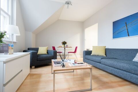 Living Area, Bath Street Serviced Apartments, Glasgow