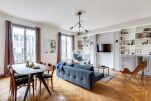 Living Area, Ponthieu I Serviced Apartments, PAris