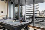 Pool table room, Amli Arc Serviced Apartments, Seattle