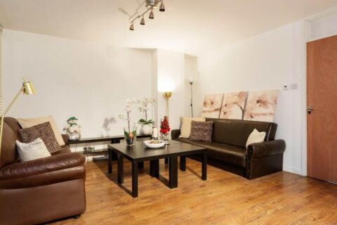 Living Area, Chelsea Garden Serviced Apartment, London