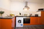 Kitchen, Britannia Chambers Serviced Apartments, Leek