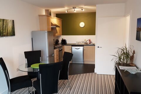 Open Plan Living Area, The Armstrong Serviced Apartment, Newcastle