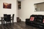 Living and Dining Area, Jersey Lodge Serviced Accommodation, Swansea