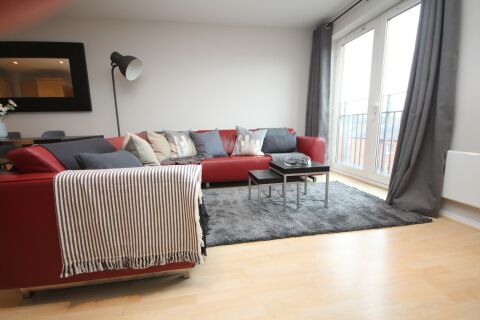 Living Area, The Napoleon Serviced Apartment, Leamington Spa