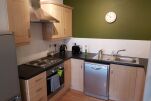 Kitchen, The Armstrong Serviced Apartment, Newcastle