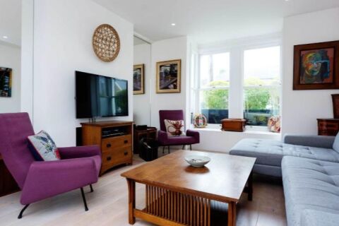 Living Area, Sirdar Road House Serviced Accommodation, London
