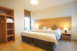 Bedroom, Crompton Court Serviced Apartments, London