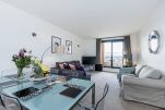 Living and Dining Area, Point West Serviced Apartment, London