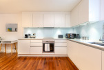 Kitchen, Trafalgar Place Serviced Apartment, London