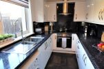 Kitchen, Strathview House serviced Accommodation, Motherwell