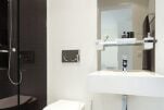 Bathroom, Zweierstrasse Serviced Apartments, Zurich