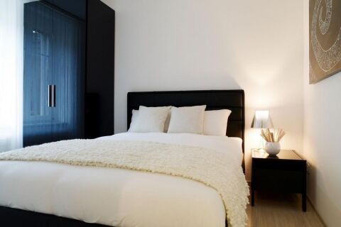 Bedroom, Cramerstrasse Serviced Apartments, Zurich