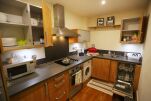 Kitchen, Canal Square Serviced Apartment, Birmingham