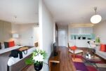 Living space, Boardwalk Place Serviced Apartments, Canary Wharf