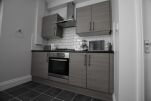 Kitchen, Argyle Serviced Apartments, Sunderland