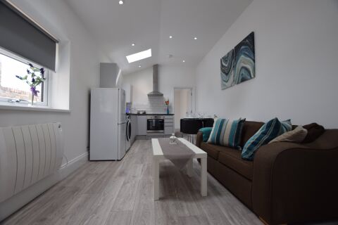 Open Plan Living Area, Mowbray Serviced Apartments, Sunderland