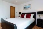 Bedroom, Vauxhall Bridge Serviced Apartment, London