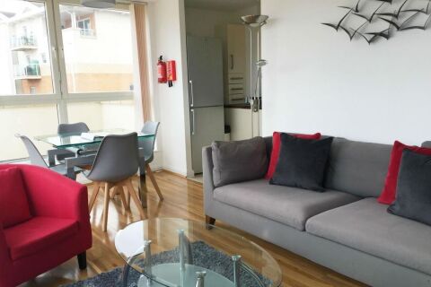 Living Area, Century Wharf Serviced Apartments, Cardiff