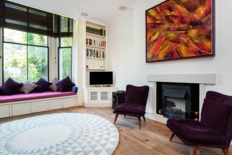 Living Area, St Charles Square House Serviced Accommodation, London