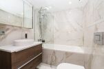 Bathroom, Novy Arbat Serviced Apartments, Moscow