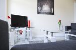 Living Area, Netherton Serviced Accommodation, Wilshaw