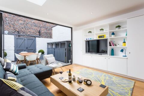 Living Area, Bishopgate Street Serviced Apartment, York