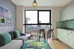 One Bedroom Living Area, Church Street Serviced Apartments, Manchester