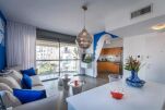 Living and Kitchen Area, Kalischer Serviced Apartments, Tel Aviv