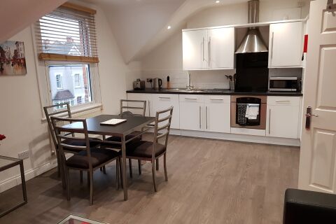 Kitchen, East Croydon Serviced Apartments, Croydon