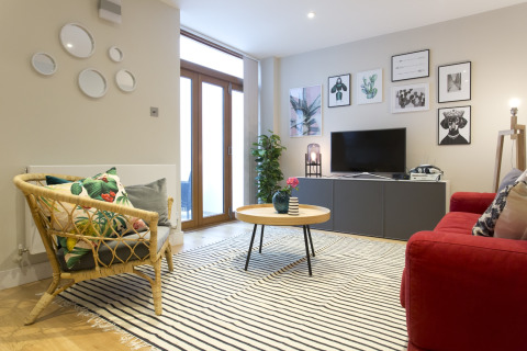 Living Area,  Byrne Garden 3 Serviced Apartment, Balham