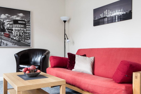 Living Area, Bedford Hill Serviced Apartment, Balham