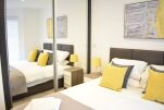 Bedroom, Duke of Wellington Court Serviced Apartments, Cheltenham