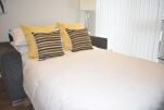 Sofa bed, Duke of Wellington Court Serviced Apartments, Cheltenham