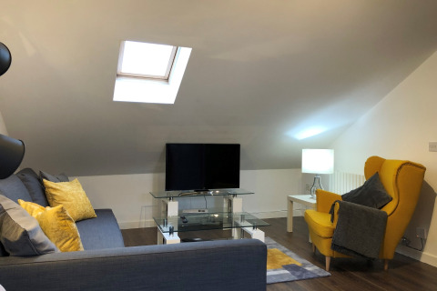 Living Area, St George's Serviced Apartments, Cheltenham
