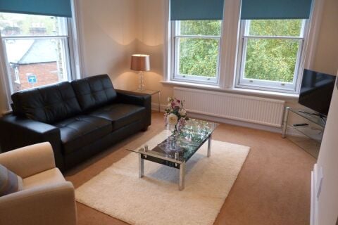 One & Two Bed Living Room, The Old Courthouse, Hughenden Road Serviced Apartments, High Wycombe