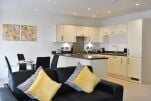 Kitchen and Living Area, Regency Place Serviced Accommodation, Cheltenham