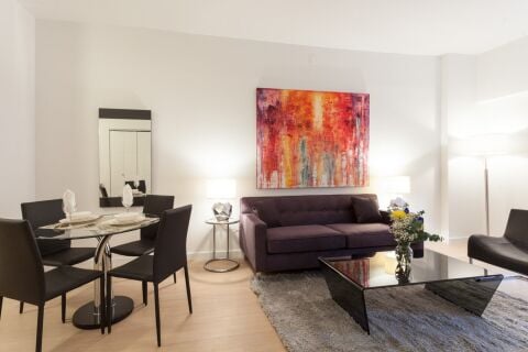 Living Area, The Nash Serviced Apartments, New York
