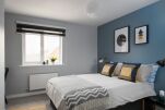 Bedroom, Scandi Townhouse Serviced Accommodation, Coventry
