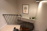 Spiral stairs, Aldbourne Road Serviced Apartment, Coventry