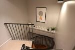 Spiral stairs, Aldbourne Road Serviced Apartment, Coventry