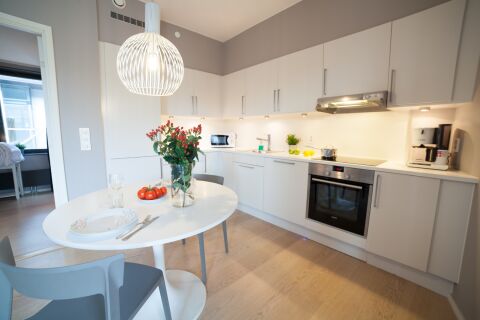 Kitchen, Opera Apartments, Serviced Accommodation, Oslo