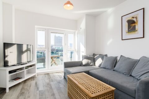Living Area, Brookmead Serviced Apartments, Newport