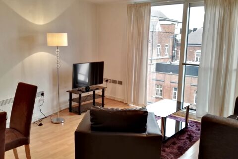 Living Area, Clerkenwell Executive Serviced Apartments, Clerkenwell