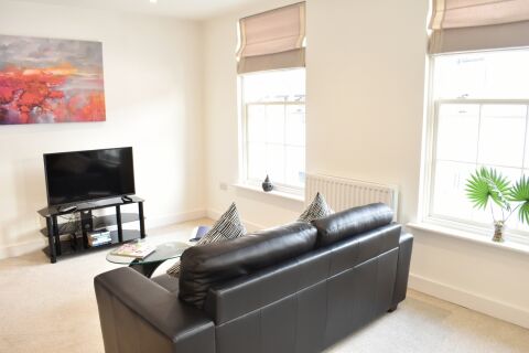 Living Area, Regency Place Serviced Accommodation, Cheltenham