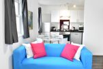 Open Plan Living Area, St George's Serviced Apartments, Cheltenham