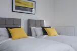 Bedroom, Havilland House Serviced Apartments, Cambridge