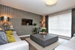 Living Area, Priory Park Serviced Apartments, Aberdeen