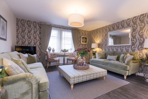 Living Area, Charleston Serviced Apartments, Aberdeen