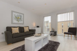 Living Area, Vesta Serviced Apartments, Cambridge