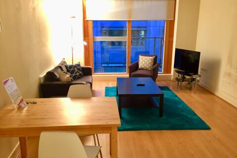 Living Area, Old Street Deluxe Serviced Apartments, London